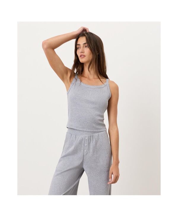 パクト レディース トップス シャツ Pact Womens Dream Rib Cami Tops Heather grey グレー