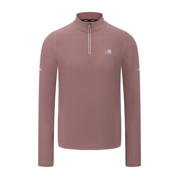 カリマー レディース トップス シャツ Karrimor Longsleeve 14 Zip Top Ladies Rose Brown ブラウン 7,485円