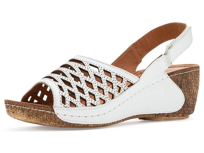 スプリングステップ レディース シューズ ヒール Spring Step Denair White ホワイト