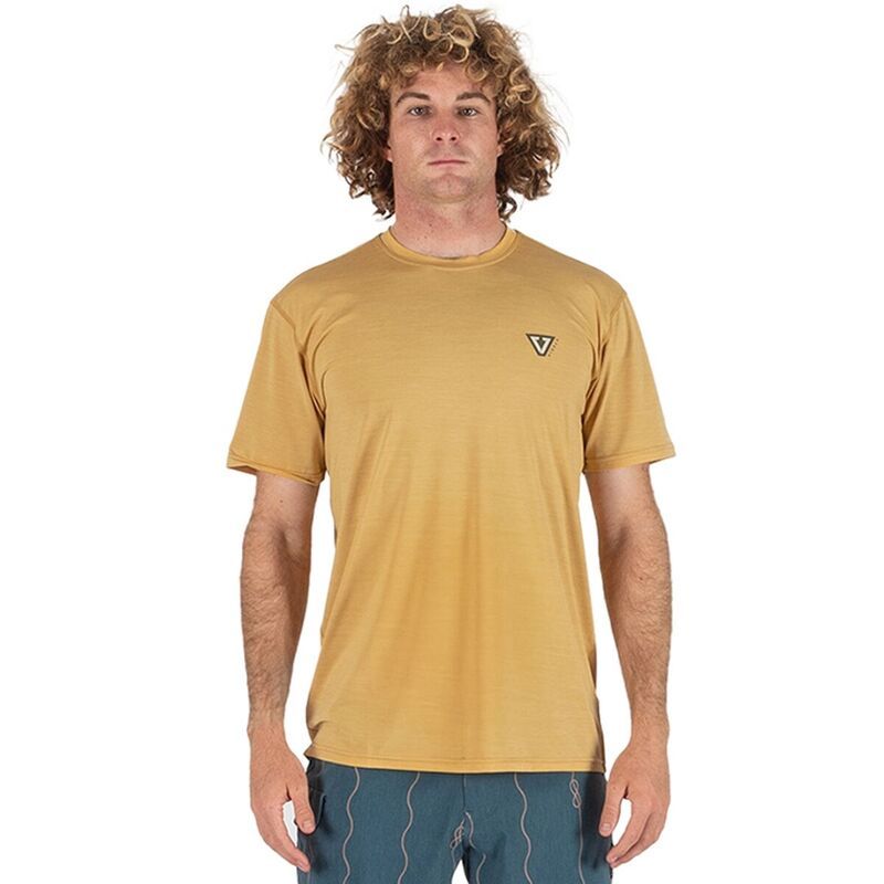 ヴィスラ メンズ トップス Tシャツ 半袖 Vissla Twisted Eco ShortSleeve Shirt Mens Golden Heather ヘザー