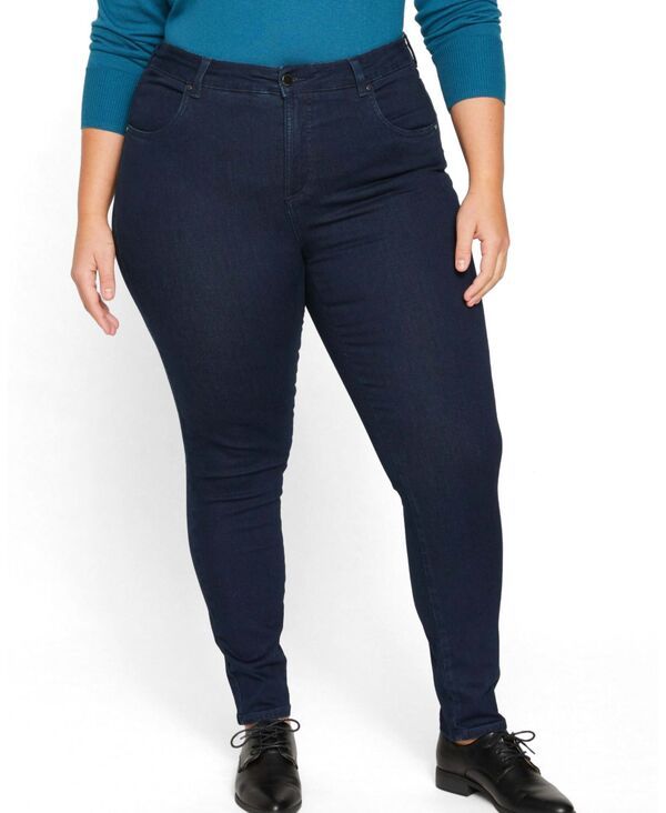 ユニバーサル スタンダード レディース ボトムス デニムパンツ ジーンズ Universal Standard Womenseine High Rise Skinny Jeans Dark indig