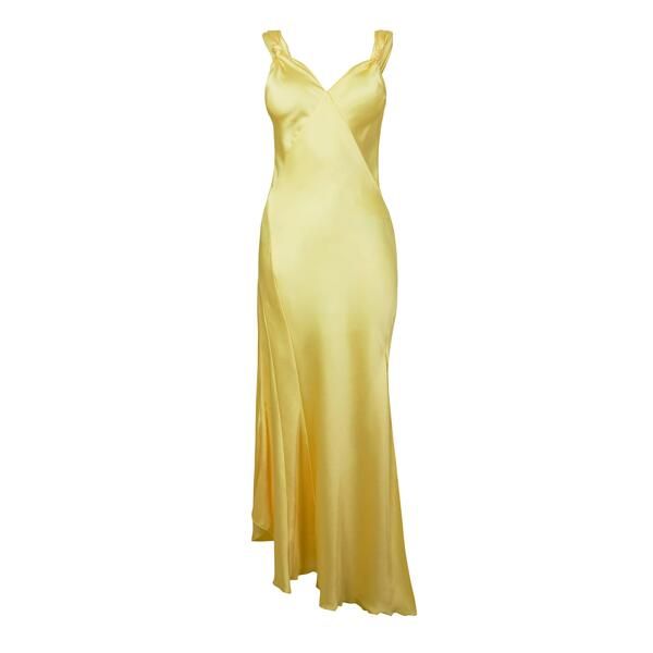 ネバーフリードレスド レディース トップス ワンピース マキシ Never Fully Dressed Womens Long Maxi Dress Lemon