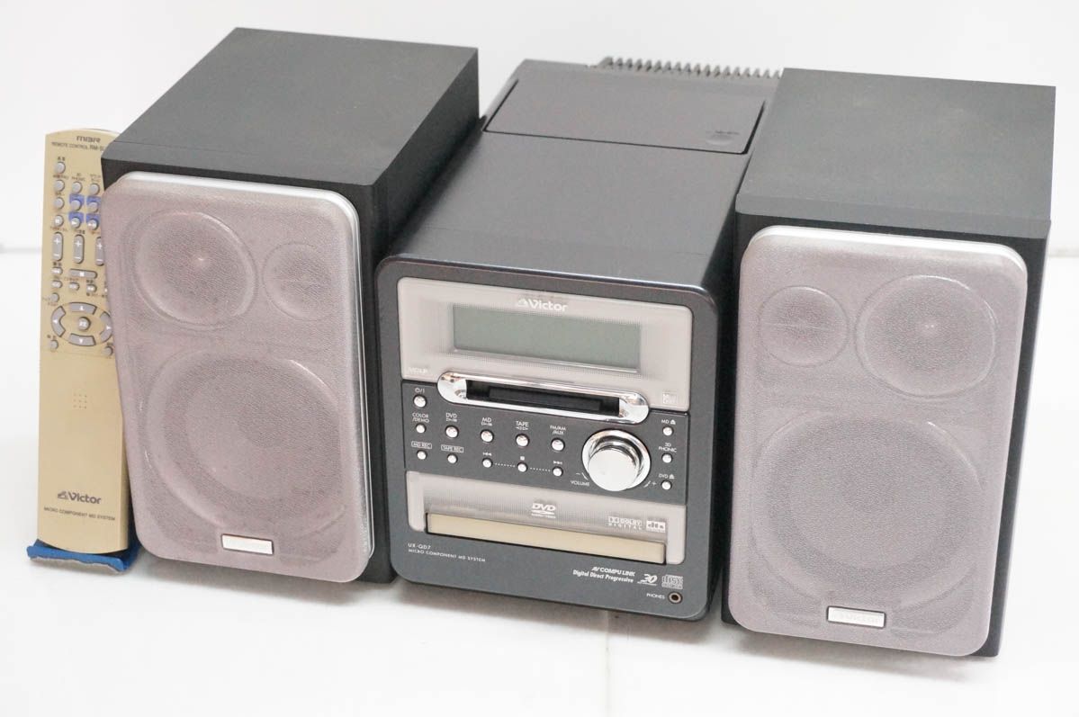 中古】JVC Victorビクター マイクロコンポーネントDVD/MDシステム DVD