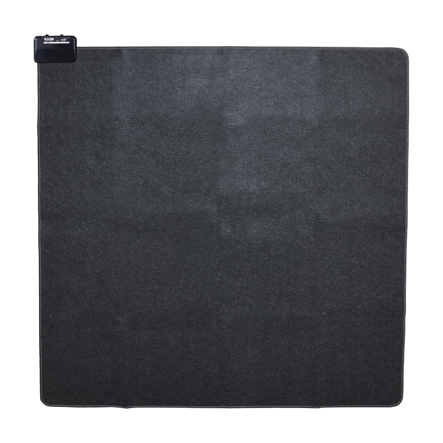 [山善] ホットカーペット 電気カーペット 2畳 (170cm×170cm) 節電 ダニ対策機能 温度調節5段階 暖房面切替 6時間オートオフタイマー コンパクト収納 SUC-202mt