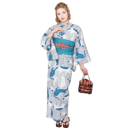 [Fuuka] 浴衣 単品 レディース 綿浴衣 Sサイズ フリーサイズpms 5,942円