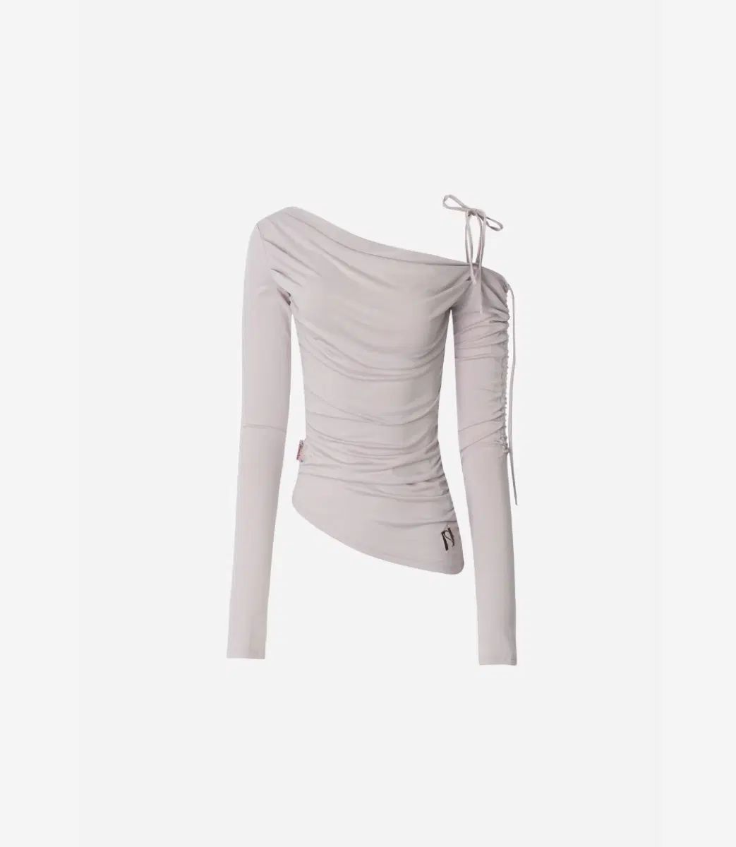 新品 ニューオリン cats draping one-shoulder top pale pink 出品 6,563円
