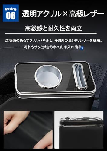 H★ルークス コンソールボックス ルークス B40系 センターコンソール 7色変換 明るさ調整 急速充電