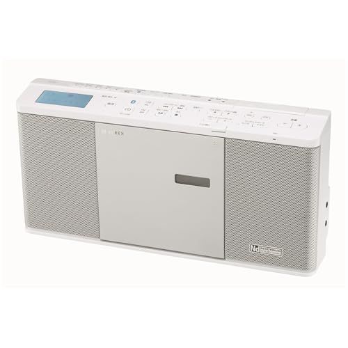 東芝 AUREX(オーレックス) CDラジオ AX-ANX2(W) | SD USB再生 Bluetooth 送受信機能 コンパクト スリム ネオジウムスピーカー スリープ タイマー 搭載 ワイドFM 対応t 3e09ae7e