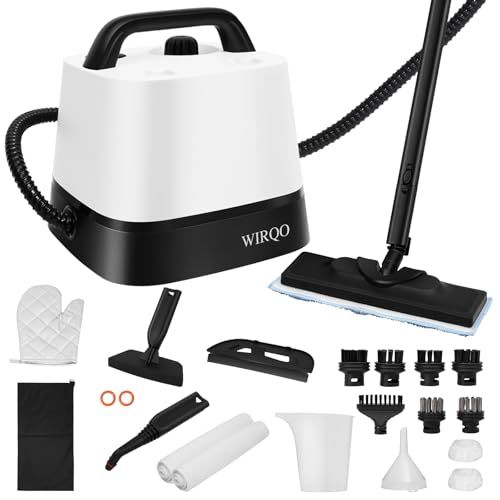 ★新品★【スチームクリーナー】steam cleaner 24個のアタッチメント付き 多目的スチームモップ 150℃高温スチーム洗浄機 1.5Lタンク カーペット 布団 フローリング 掃除 車 床 絨毯 お風呂 水垢 油汚れ ソファー マットレス 畳 窓 5メ