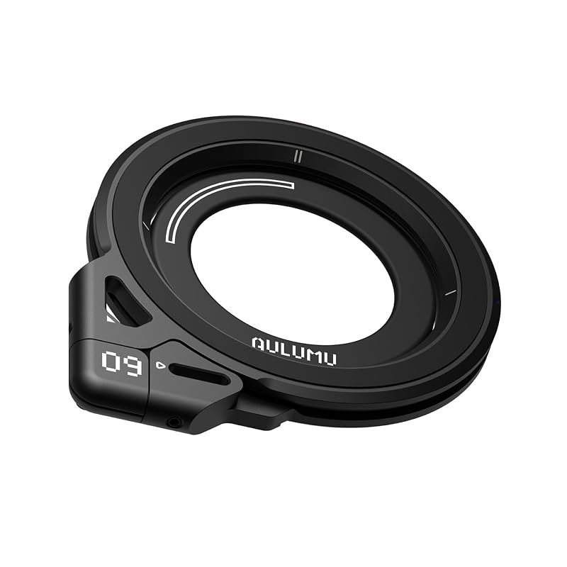 【新品】 Aulumu G09 スマホリング Magsafe対応 両面マグネット スタンド、ブラック