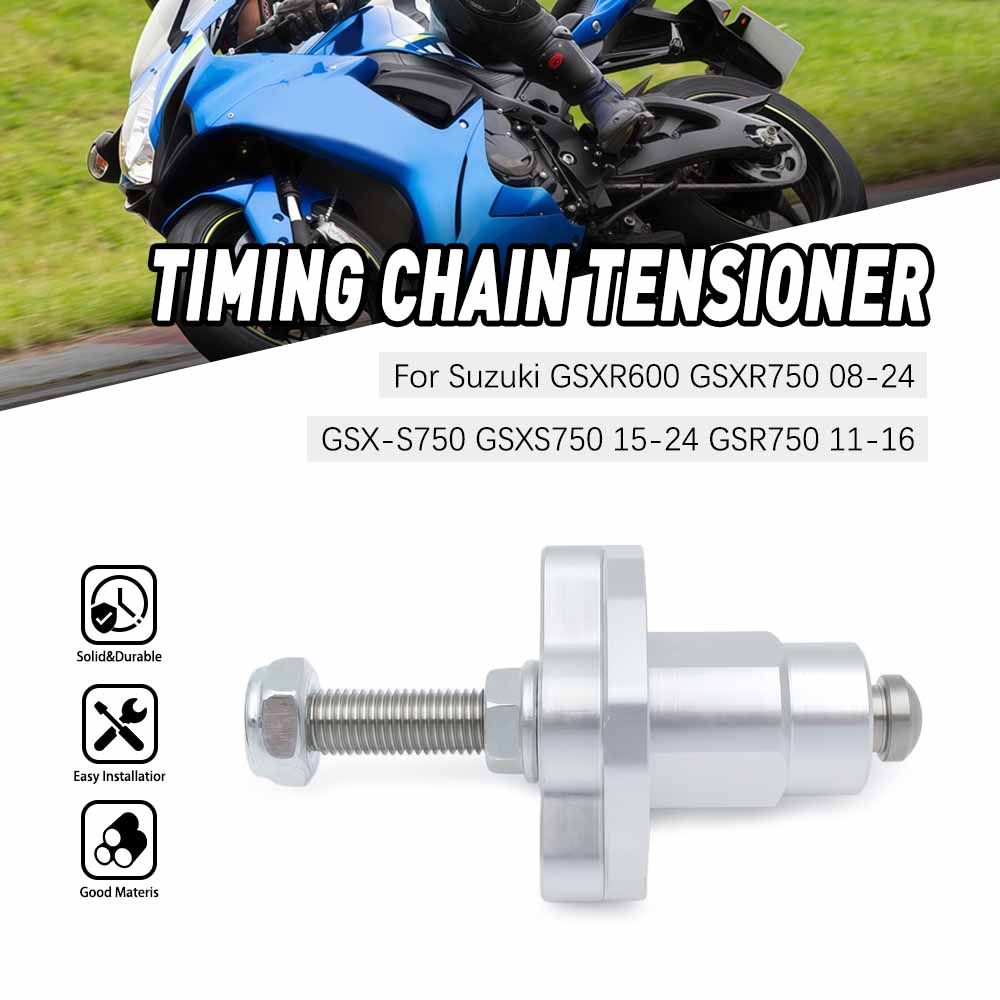 スズキ GSXR600/GSXR750/GSX-S750/GSR750 用 マニュアルカムチェーンテンショナー アルミ