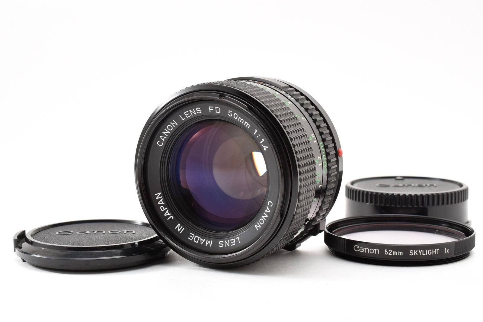 実用光学美品 Canon キャノン new FD 50mm 1.4 MFレンズ #4546-2