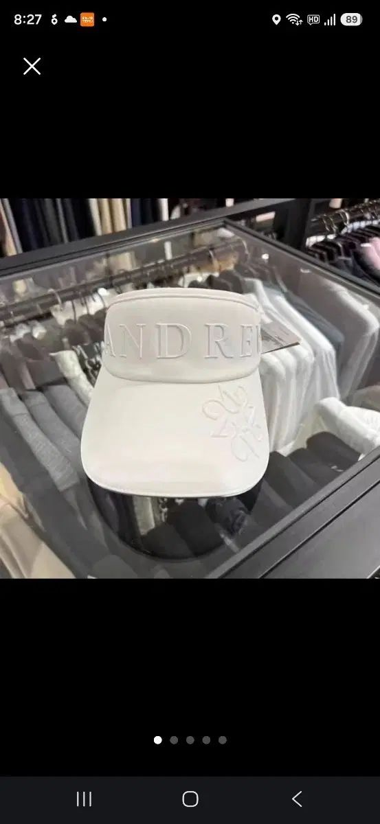 アンドレア Kinloch Anderson(キンロックアンダーソン) サンキャップ 白