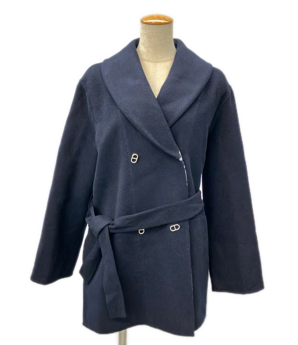 エルメス シェーヌダンクル ピーコート H5E0240DE レディース SIZE 38 (S) HERMES