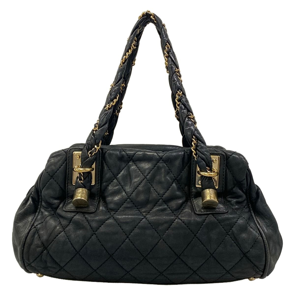 CHANEL(シャネル) ハンドバッグ レディブレード 黒 チェーンハンドル/ゴールド金具 レザー 121,650円