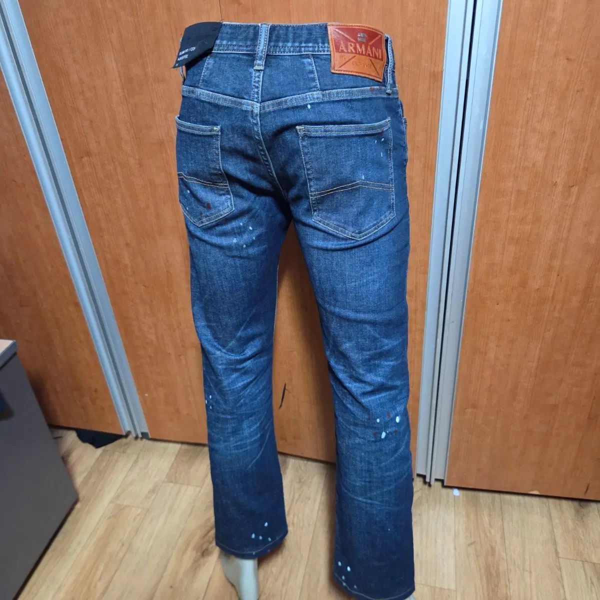 正規品 ARMANI EXCHANGE(アルマーニ エクスチェンジ) ペイント スプラッターデニム パンツ ズボン (32)