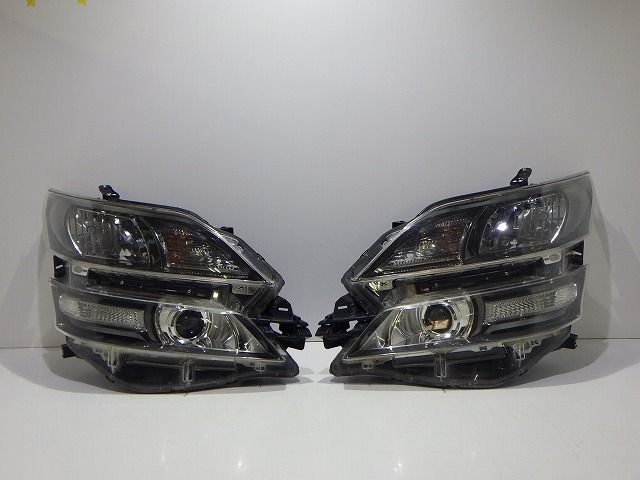 ヴェルファイア ヘッドライト左右 HID ANH20 ANH25 GGH20 GGH25 AFS無 58-23 5 コーティング 綺麗 260820025