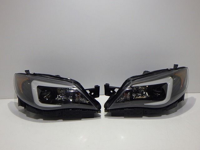 インプレッサ 社外 ヘッドライト左右 HID SONAR SK3401-WRX08 SK3402-WRX08 GH7 GVB GRB コーティング 美品 260819042