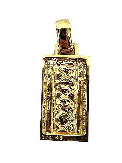 【中古】K18 ジュエリー　ペンダントトップ　750　金　約3.8g　ダイアモンド　ゴールドアクセサリー　ジュエリー　ネックレスアクセサリー＿セルモアから出品＿s-0258-r17 59,400円