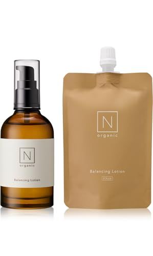 【本品+詰め替え】N organic Basic 化粧水 バランシングローション 100ml+100ml 約4ヶ月分 柑橘系の香り | 高い保湿力でうるおいとハリを与える, 乾燥肌・敏感肌の肌荒れケアに, 詰め替えリフィル付きでお得, エイジ 304bc62a 8,316円