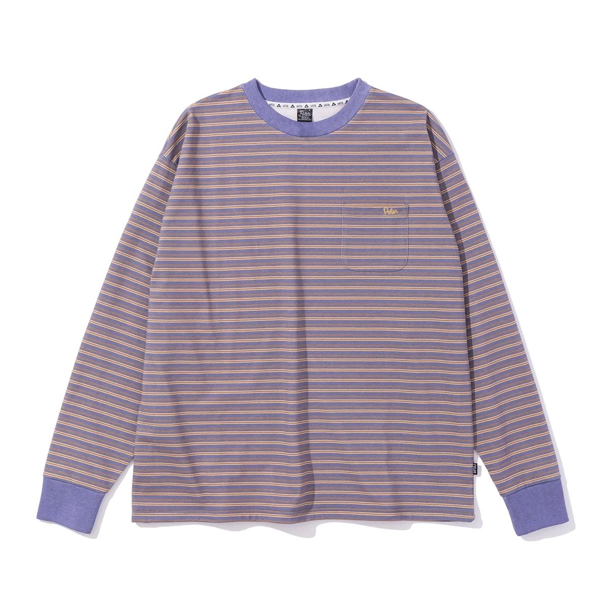 POLER COOL TOUCH 90's STRIPE L/S TEE 261mcv0046 ポーラー 長袖Tシャツ
