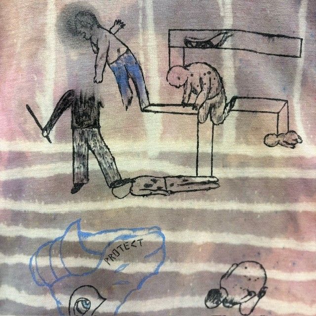 グラフィック タイダイTシャツ 半袖 08082304 01