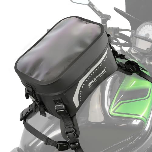 WILD HAERT 全防水バイクケースバッグ汎用バイクケース大容量8 L (透明ブラック)AR 7664be56
