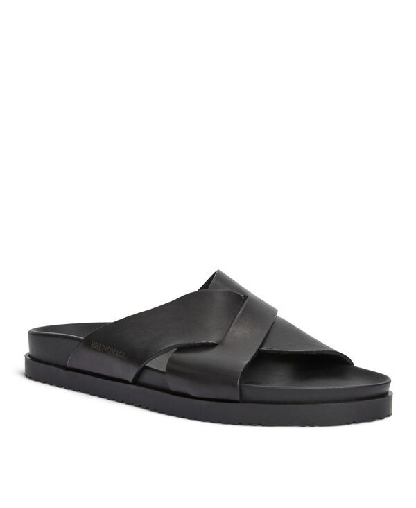 ブルーノマグリ メンズ シューズ サンダル レザー Bruno Magli Mens Bologna Leather Crisscrossandals Black ブラック 44,720円