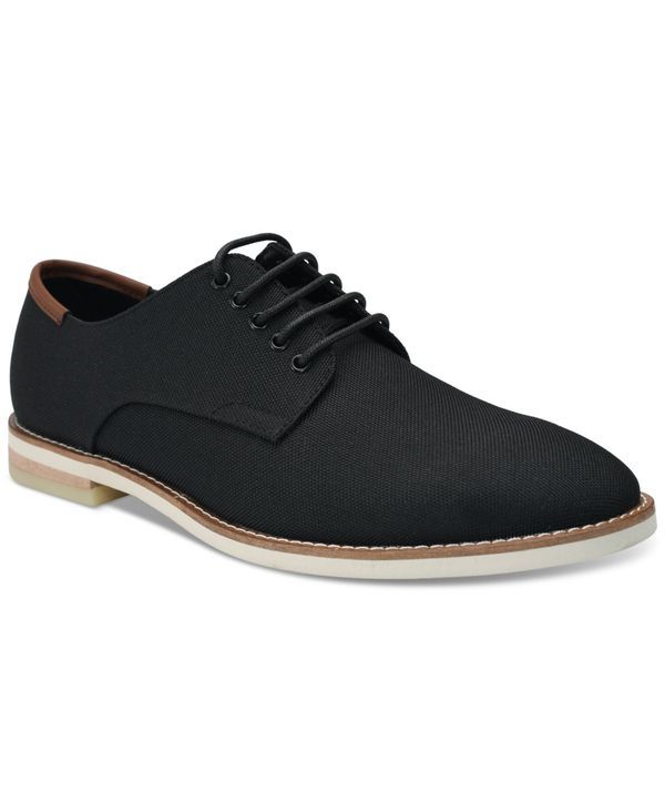 カルバンクライン メンズ シューズ オックスフォード レース Calvin Klein Mens Adeso Lace Up Dress Shoe Black ブラック