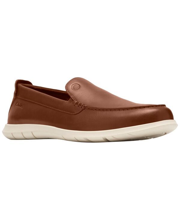 【送料無料】 クラークス メンズ スリッポン・ローファー シューズ Mens Flexway SlipOn Step Shoes TanBeige