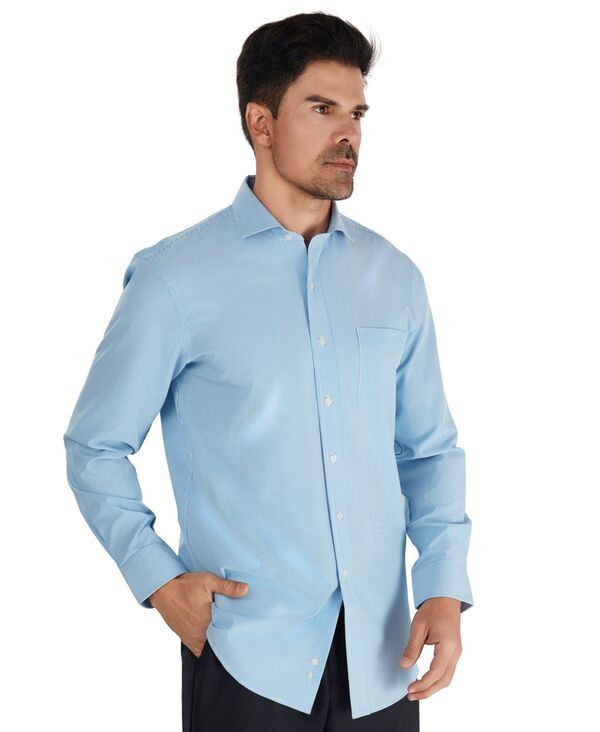 クラブルーム メンズ トップス シャツ Club Roomens Traveler Dresshirt Macys Exclusive Laser Blue ブルー