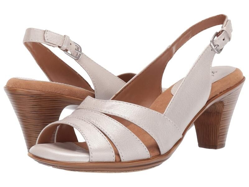 コンフォーティバ レディース シューズ ヒール Comfortiva Neima Soft Spots Ivory Metallic アイボリー