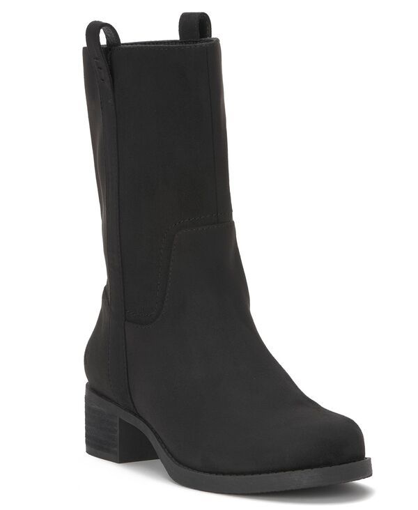 ラッキーブランド レディース シューズ ブーツ・レインブーツ Lucky Brand Womens Hydee MidShaft Riding Boots Black Leather ブラック