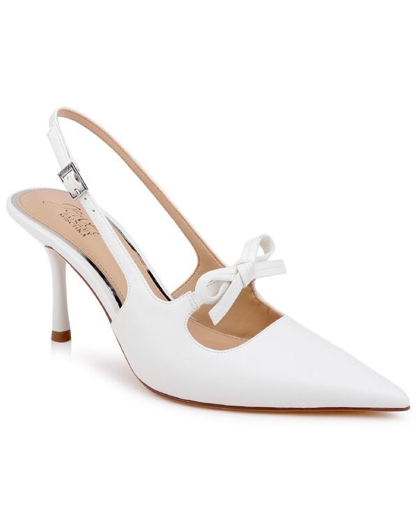 ジュウェルダグレイミシュカ レディース シューズ パンプス Jewel Badgley Mischka Womens Zaya Slingback Dress Pumps White Matte ホワ 22,578円