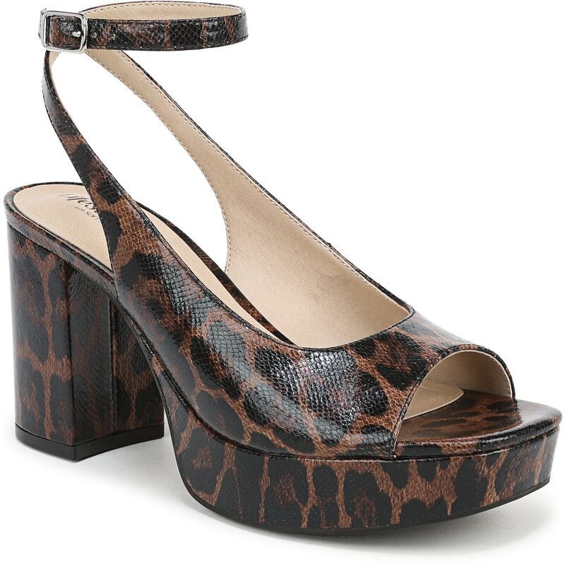 ライフストライド レディース シューズ パンプス サンダル LifeStride Aliyah Womensandals Brown Leopard ブラウン