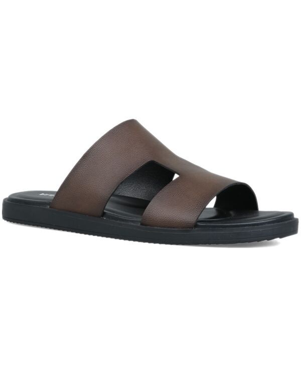 アルファニ メンズ シューズ スニーカー サンダル Alfani Mens Edgarr Slide Sandals Classic Brown ブラウン