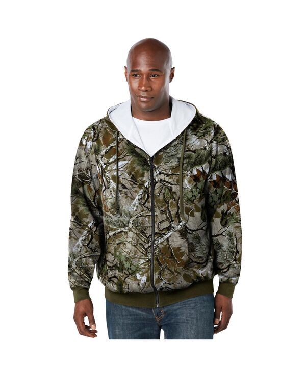 ボルダークリーク メンズ アウター パーカー・スウェットール Boulder Creek Big Tall FullZip Thermal Hoodie Woods camo 20,506円