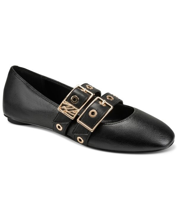 カール ラガーフェルド レディース シューズ パンプス KARLAGERFELD PARIS Womens Ashyln Mary Jane Ballet Flats Black Smooth ブラッ 27,548円