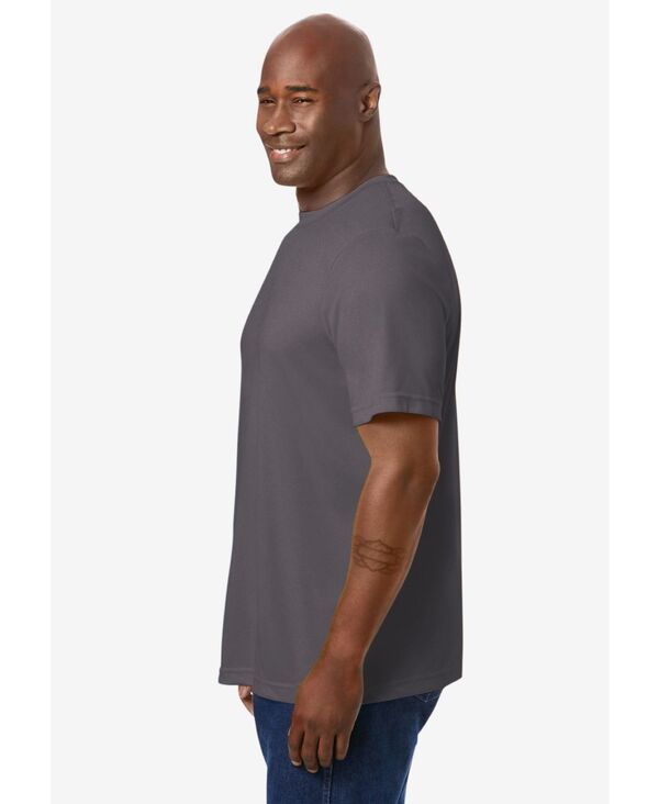 キングサイズ メンズ トップス Tシャツ クルーネック トール KingSize Big Tall No Sweat Crewneck Tee Charcoal チャコール