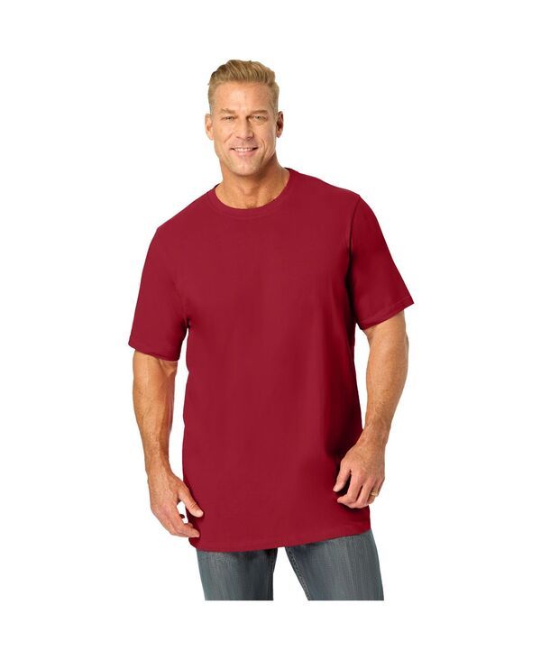 ボルダークリーク メンズ トップス Tシャツ クルーネック トール Boulder Creek Mens by KingSize Big Tall Heavyweight LongerLength C