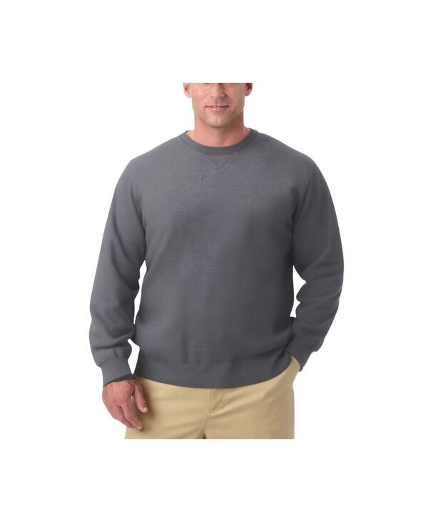 キングサイズ メンズ アウター パーカー・スウェット クルーネック トール シャツ フリース KingSize Big Tall Fleece Crewneck Sweatshirt Heather