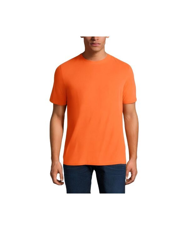 キングサイズ メンズ トップス Tシャツ クルーネック トール KingSize Big Tall ShrinkLess Lightweight Crewneck TShirt Vibrant ora 10,110円
