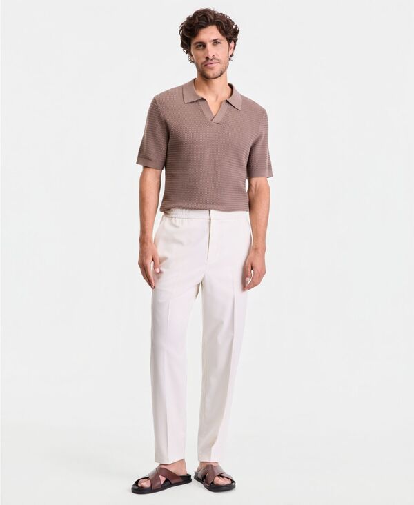 アルファニ メンズ ボトムス カジュアルパンツ Alfani Menshortened Athlux Pants Vanilla Ice