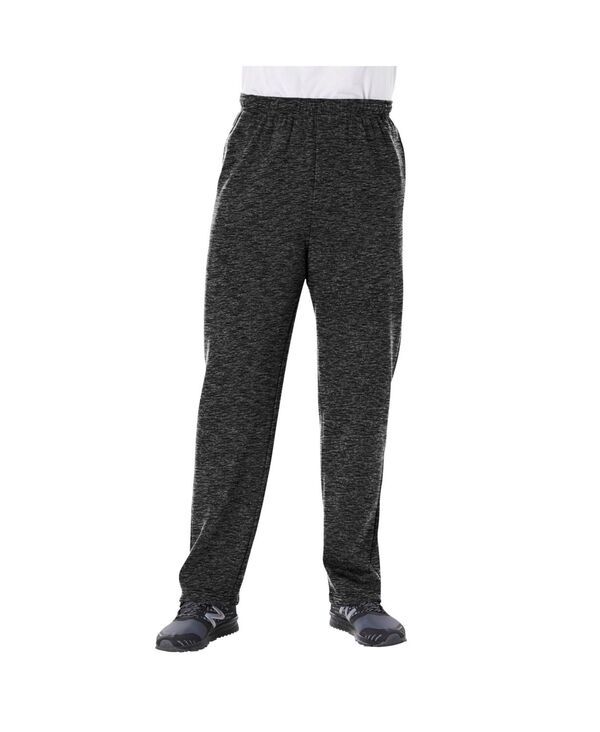 キングサイズ メンズ ボトムス カジュアルパンツ スウェットパンツ トール フリース KingSize Big Tall Fleece OpenBottom Sweatpants Black whit
