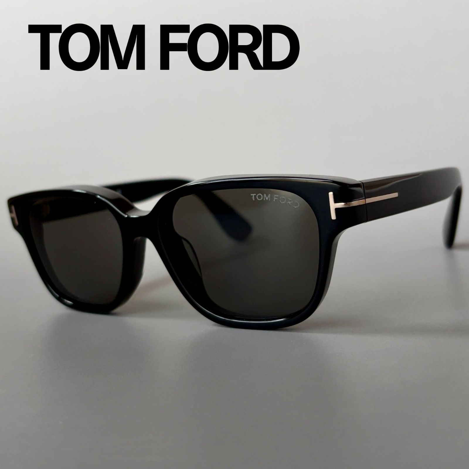トムフォード サングラス TOM FORD ウェリントン ブラック ゴールド 黒 金 レディース メンズ 新品 アジアンフィット グレー イタリア製