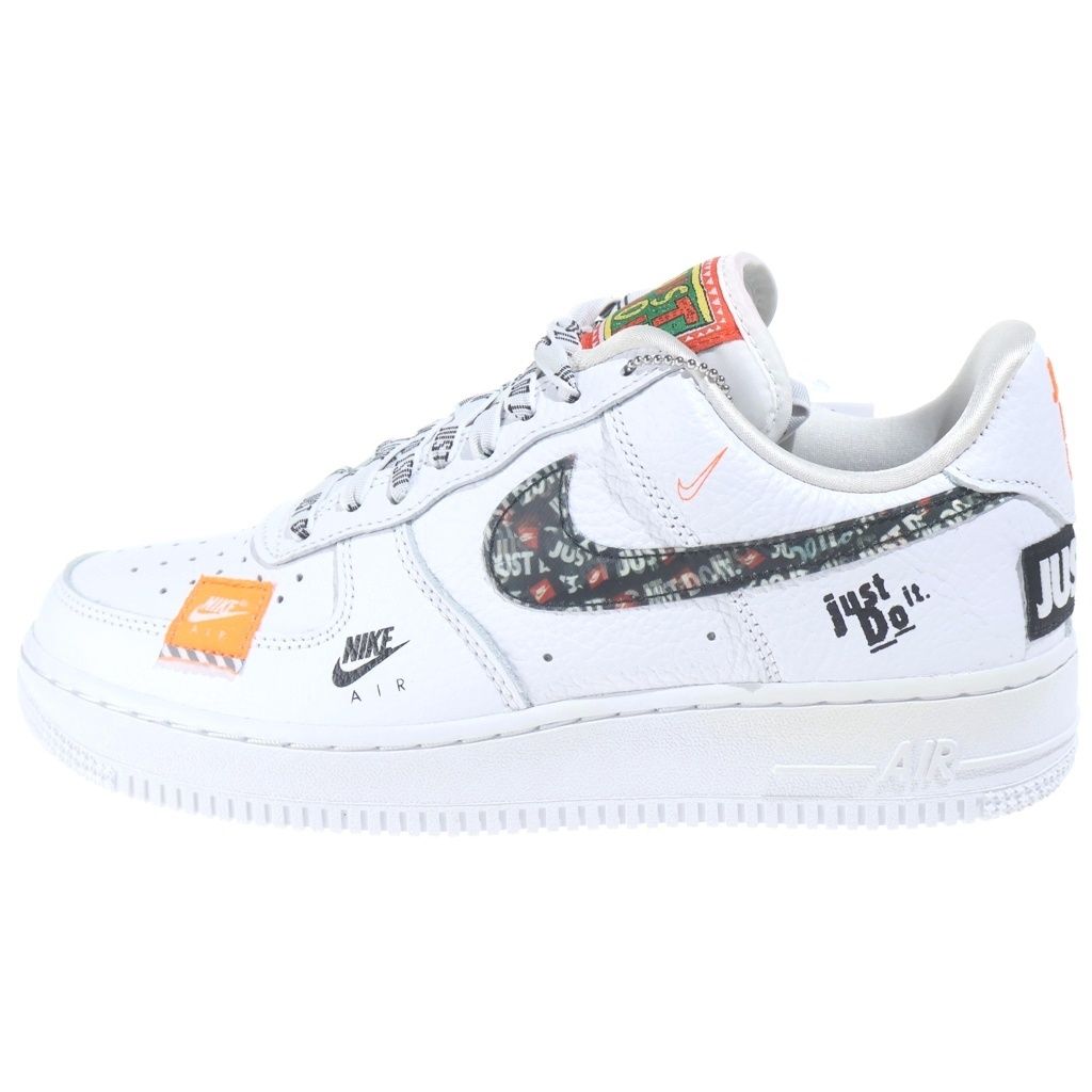 NIKE (ナイキ) AIR FORCE 1 07 PRM JDI エアフォース1 ジャストドゥイット ローカットスニーカー ホワイト US7.5/25.5cm AR7719-100