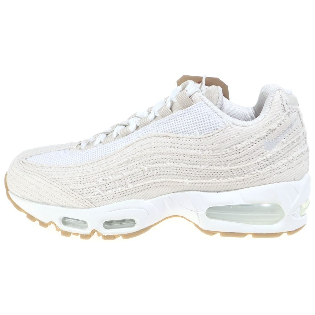 NIKE (ナイキ) ×LEVI'S AIR MAX 95 OG DENIM WHITE リーバイス エアマックス95 デニム ローカットスニーカー クリーム/ホワイト US7.5/25.5cm HM4743-100