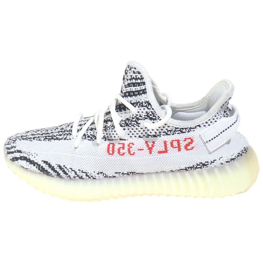adidas (アディダス) YEEZY BOOST 350 V2 ZEBRA イージーブースト ゼブラ カニエウェストコラボ ローカットスニーカー ホワイト×ブラック US9 CP9654