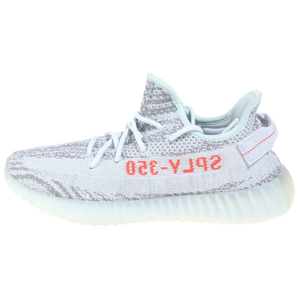 adidas (アディダス) YEEZY BOOST 350 BLUE TINT イージーブースト350 V2 ローカットスニーカー グレー US9.5/27.5cm B37571