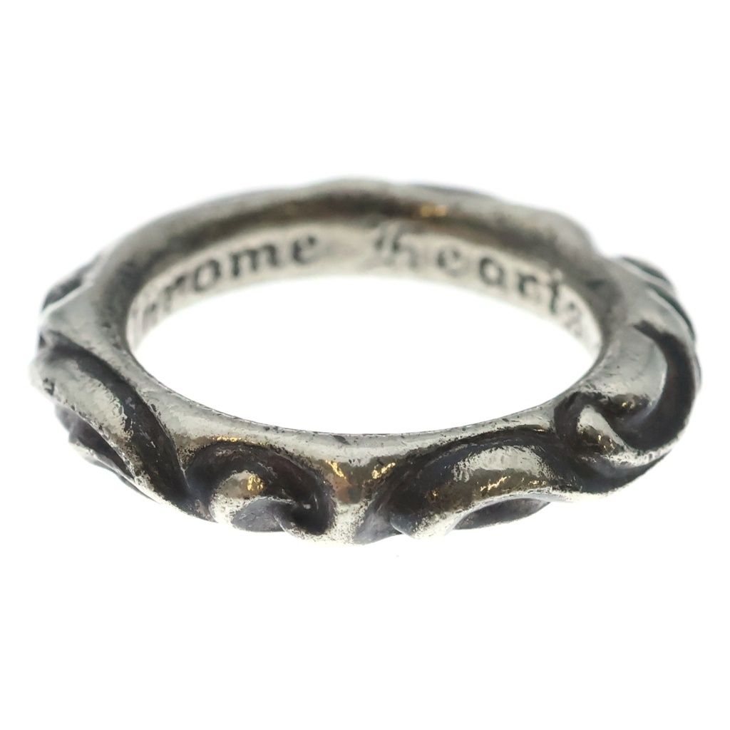 CHROME HEARTS (クロムハーツ) SCRL BAND スクロールバンド リング シルバー BCA351